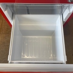 エディオン製★2020年製2ドア冷蔵庫★レトロデザイン★6ヶ月間保証付き