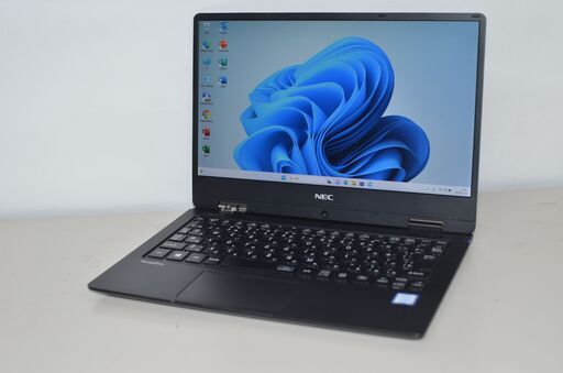 中古軽量ノートパソコン NEC PC-VKT12HZG3 Windows11+office 爆速SSD128GB 第七世代core i5 メモリ8GB 12.5インチ WEBカメラ 無線内蔵