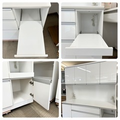 超美品‼️】定価84,990円♪ ニトリ 150cm幅キッチンボード(レジューム  