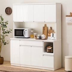 超美品‼️】定価84,990円♪ ニトリ 150cm幅キッチンボード(レジューム  