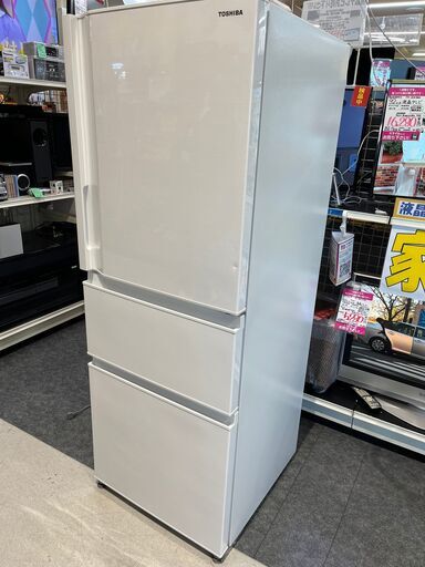 【店頭お渡し】USEDきれいめ☆　東芝3ドア326L　自動製氷機能付♪
