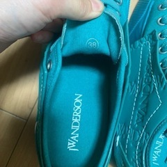 JW Anderson blueレザー キャンパス