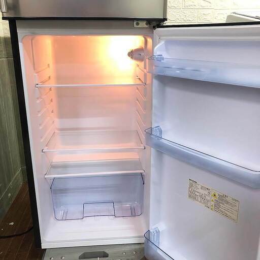 ss5896 冷蔵庫 136L アズマ MR-ST136 シルバー 2ドア 冷凍冷蔵庫  