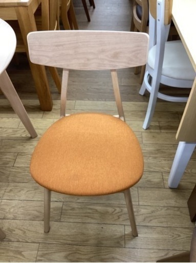 KA-42【新入荷 リサイクル品】ラウンドテーブル3点セット ナチュラル