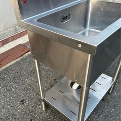 業務用 マルゼン 1槽シンク 幅600×奥450×高さ800+100(mm) 一層シンク maruzen 厨房機器 流し台 厨房機材 手洗い 一層 1層 大阪発