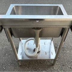 業務用 マルゼン 1槽シンク 幅600×奥450×高さ800+100(mm) 一層シンク maruzen 厨房機器 流し台 厨房機材 手洗い 一層 1層 大阪発