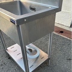 業務用 マルゼン 1槽シンク 幅600×奥450×高さ800+100(mm) 一層シンク maruzen 厨房機器 流し台 厨房機材 手洗い 一層 1層 大阪発