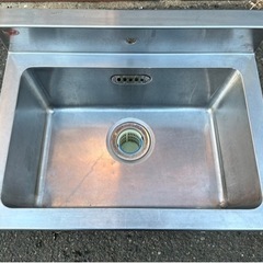 業務用 マルゼン 1槽シンク 幅600×奥450×高さ800+100(mm) 一層シンク maruzen 厨房機器 流し台 厨房機材 手洗い 一層 1層 大阪発