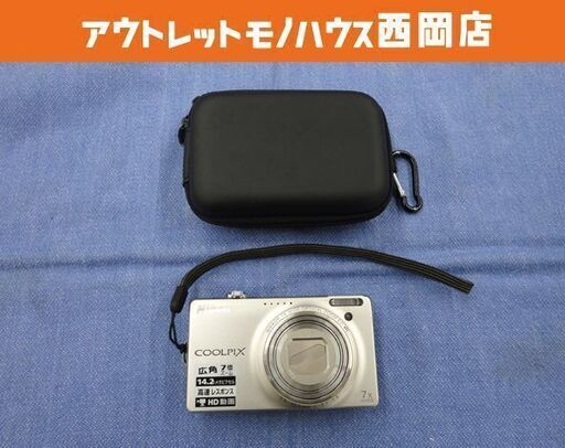 ニコン コンパクトデジタルカメラ COOLPIX S6000 シャンパンシルバー デジカメ Nikon 西岡店