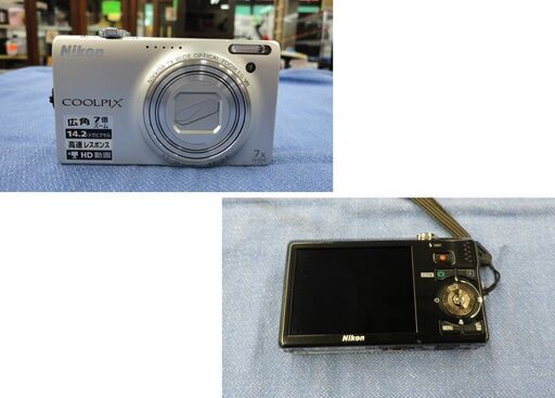 ニコン コンパクトデジタルカメラ COOLPIX S6000 シャンパンシルバー デジカメ Nikon 西岡店