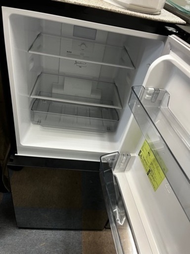 送料無料】ツインバード 冷凍冷蔵庫 121L 2023年製 鏡面扉 - 冷蔵庫