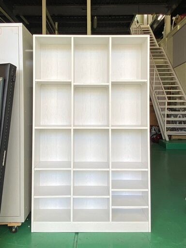 大阪⭐️エコマックス♻️「S107」書庫 本棚 幅1140×奥行300×高さ1900mm  大型【大阪市プレミアム付商品券利用可能！】
