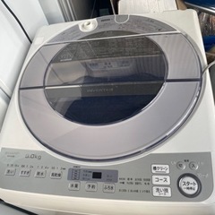 【‼️✨大容量高年式✨‼️】SHARP 洗濯機 8.0kg ES...