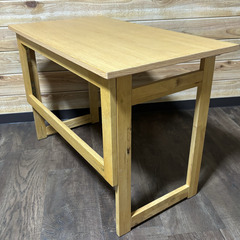 天然木折りたたみテーブル（デスク）収納可能 組み立て不要 完成品...