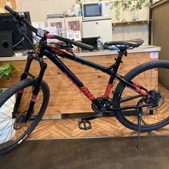 【レア！COMMENCAL EL CAMINO前後タイヤ新品！】アルミフレーム　油圧ディスクブレーキ　3×9速　27.5インチMTB マットブラック×レッド