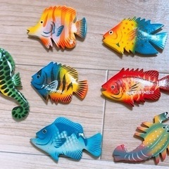 海の生き物磁石🐟🌴7個✨️