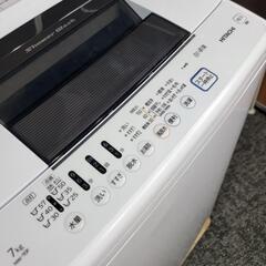 🙇‍♂️h060421売約済み❌5295‼️配送設置は無料🙌‼️最新2021年製✨シャワー浸透洗浄✨日立 7kg 洗濯機