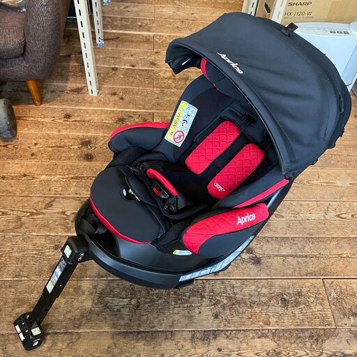 Aprica アップリカ チャイルドシート フラディア グロウ ISOFIX デラックス（インテリジェンスレッド）