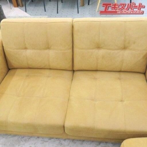 RELAXFORM/リラックスフォーム セレーノ 2人掛け レザーテックス キャメル オットマンスツール付き 富岡店