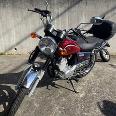 【ネット決済】yb125sp ヤマハ　【希少　赤】125ccバイ...