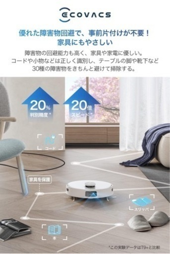 ECOVACS DEEBOT T10 OMNI ロボット掃除機 新品未開封 ECOVACS ECOVACS DEEBOT T10 OMNI ロボット掃除機 新品未開封 ECOVACS