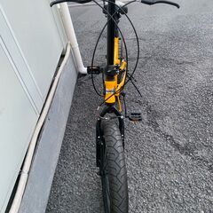 【折畳み自転車】 ハマー　ギア付き折畳み自転車　20ｲﾝﾁ　ﾗｲﾄ･鍵付き　GM928