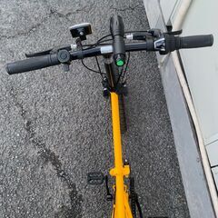 【折畳み自転車】 ハマー　ギア付き折畳み自転車　20ｲﾝﾁ　ﾗｲﾄ･鍵付き　GM928