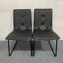 ニトリ/NITORI 二人掛けセット セラミックダイニングテーブル セーラル85 グレー シンプル モダン 中古家具 店頭引取歓迎 R7881