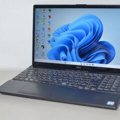 中古良品ノートパソコン 富士通 AH55/D3 Windows11+office 爆速