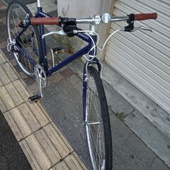 WEEKEND BIKES[ウィークエンドバイクス]700c クロスバイク アルミ/7speed/ネイビー