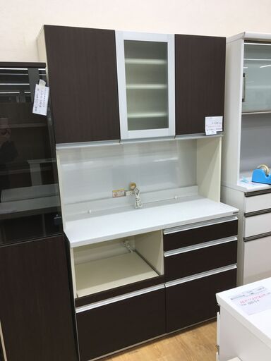 ★ジモティ割あり★ パモウナ　pamouna 食器棚  W120×D51×H202 クリーニング済み SJ4780