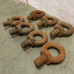 アイボルト M42サイズ SWL 3.4T 7個 吊り金具 建築金物 建設 工事 まとめ売り