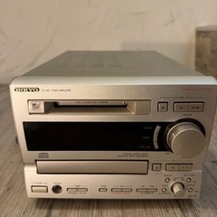 ONKYO FR-V3 CD MDチューナーコンポ アンプ ジャンク