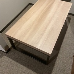 テーブル(ウオールナッツ色(x2)
