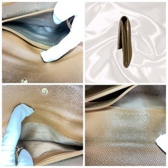 【1点限定/BVLGARI】ブルガリ クラシコ カーキ 長財布(ボタン)