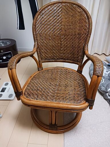 カザマ　籐家具　椅子