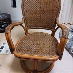 カザマ　籐家具　椅子