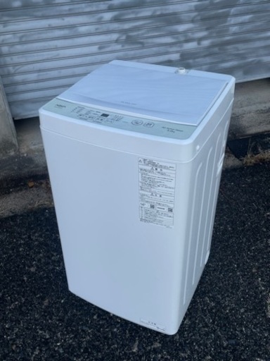 洗濯機 AQUA アクア 2022年製 5.0kg 家電