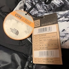 【売ります】NUPTSE ONBALL JKT realblack