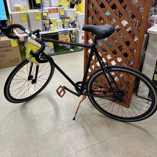 ★店頭にて試乗可★J3305 ピストバイク シングルギア 600mm ロードバイク クリーニング、簡易メンテナンス済み　【リユースのサカイ柏店】 中古自転車 　流山市 中古自転車 松戸市 中古自転車 我孫子市 中古自転車 船橋市 中古自転車 守谷市 中古自転車 取手市 中古自転車