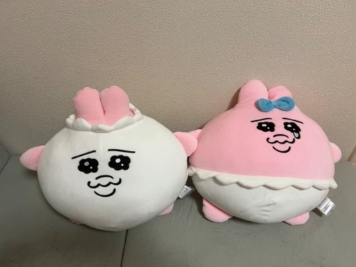 おぱんちゅうさぎ　ダイカットクッション　ぬいぐるみ