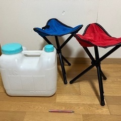 キャンプ椅子　水タンク