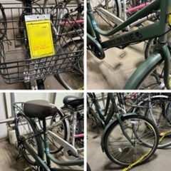 J3313 ★店頭にて試乗可★  現行販売品 美品！ASAHI アサヒ BOLDLINE ボールドライン-L 26インチ 6段変速 オートライト シティサイクル クリーニング、簡易メンテナンス済み　新品参考価格27,280円 【リユースのサカイ柏店】 中古自転車 　流山市 中古自転車 松戸市 中古自転車 我孫子市 中古自転車 船橋市 中古自転車 守谷市 中古自転車 取手市 中古自転車 