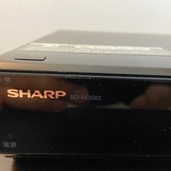 SHARP AQUOS ブルーレイ BD-HDS65