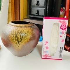 値下げ❗️★少し大きめの花瓶★陶器