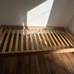 シングルベッド木製フレーム