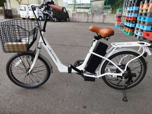 激安！電動自転車アウトレット２０インチ　ホワイト①　￥49800　大阪府高槻市