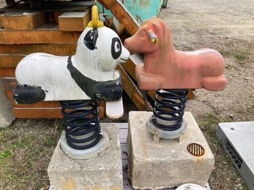 パンダ他】スプリング遊具【おもしろ市】