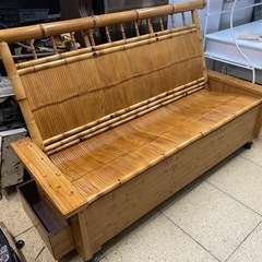 梅里竹芸 3人掛け ソファー チェア 椅子 民芸家具 インテリア