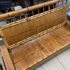 梅里竹芸 3人掛け ソファー チェア 椅子 民芸家具 インテリア